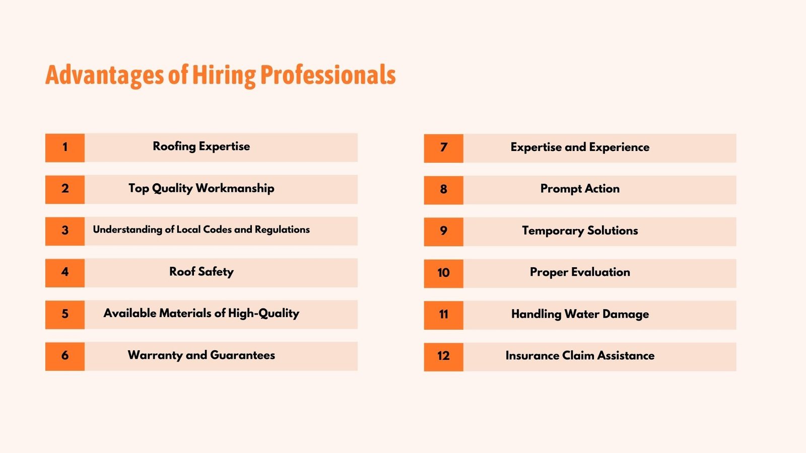 Advantages of Hiring Professionals