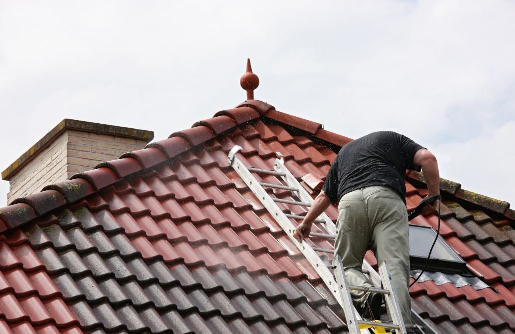 Clean the roof Area