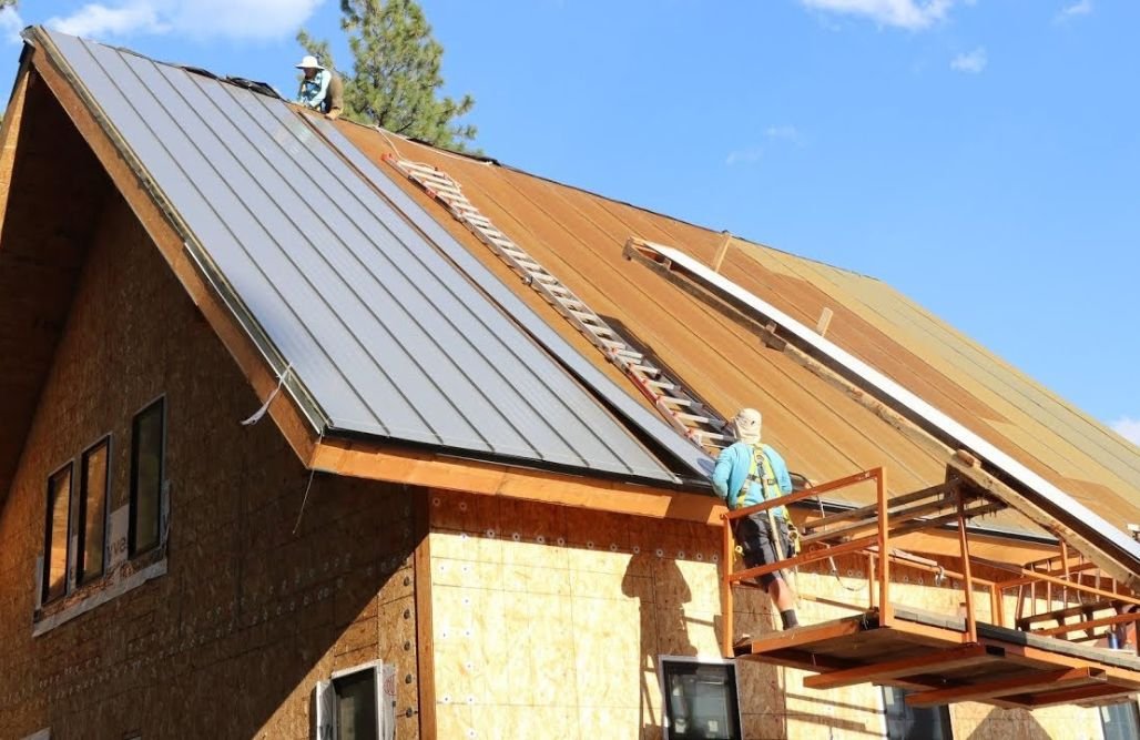 Metal Roofing install