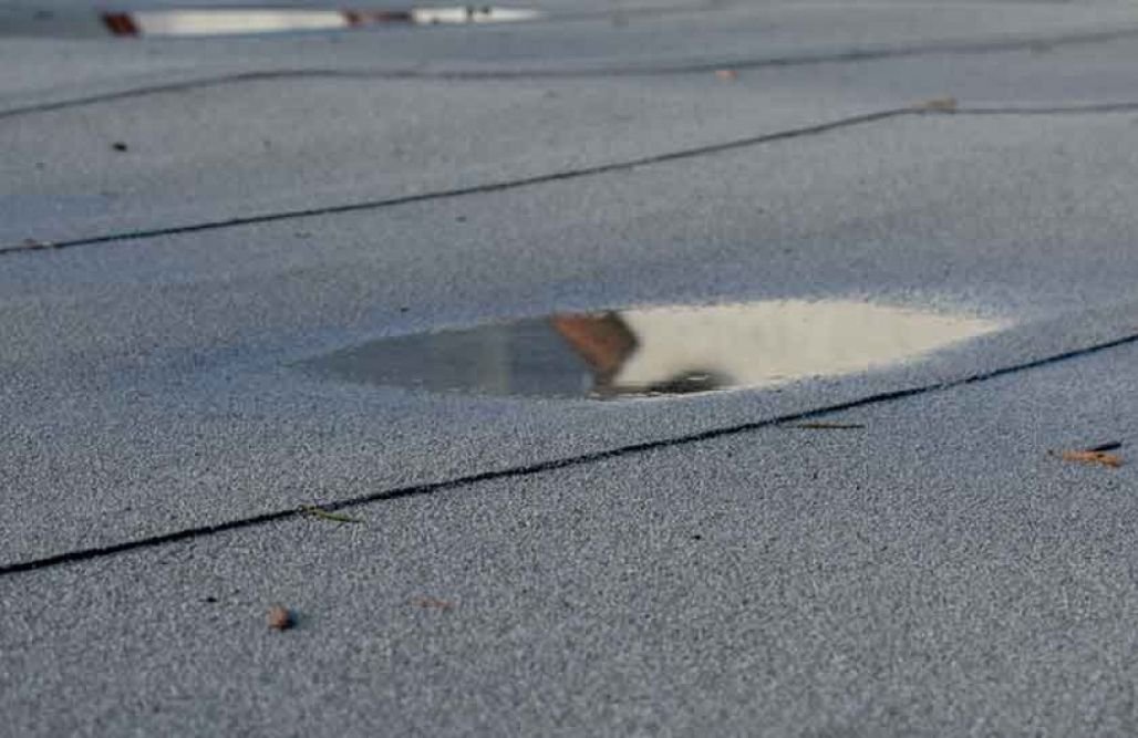 Water Pooling on the Roof