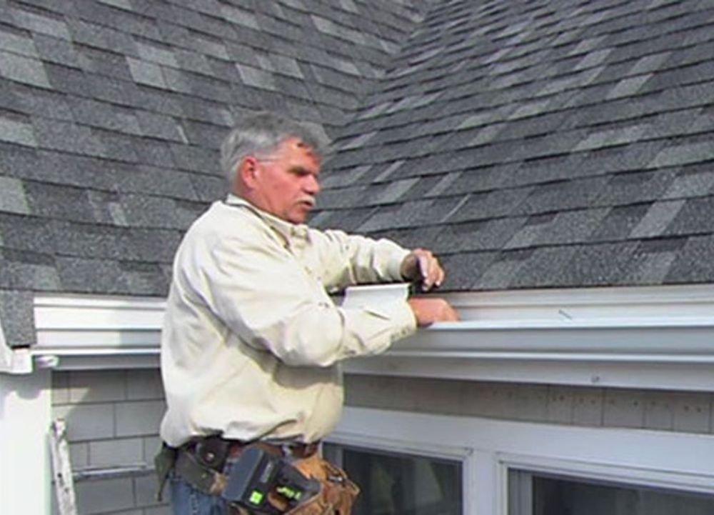 Check Downspouts