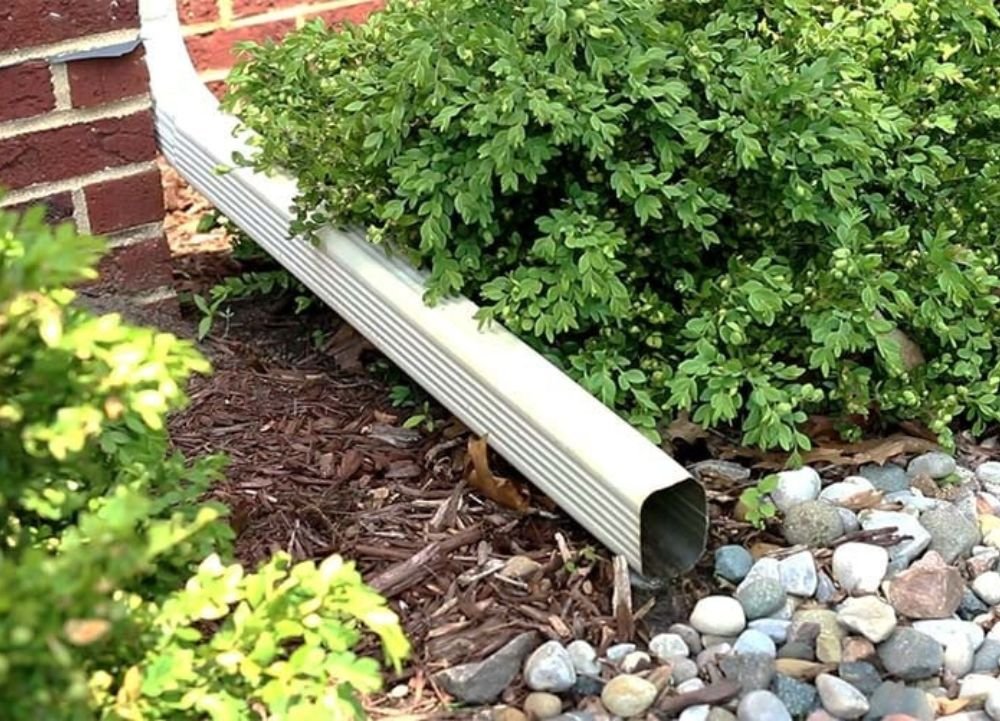 Gutters Prevent Landscape Erosion