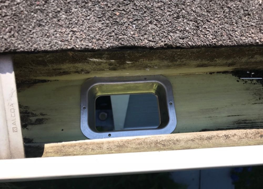 To Secure the Outlet, Insert a Rivet Into The Hole