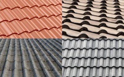 What were concrete roof tiles like when they first invented them
