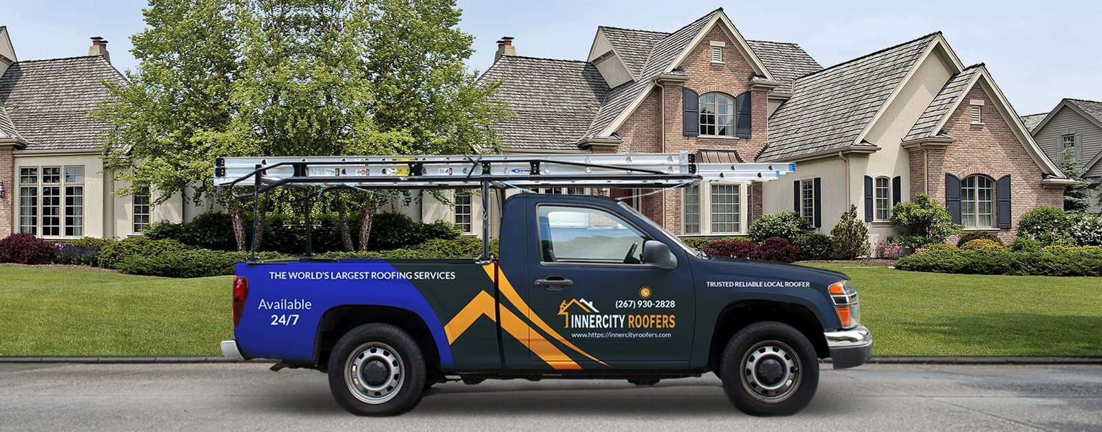 Innercity Roofers's truck